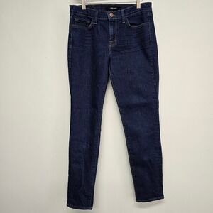 J Brand Daphne Skinny Jeans Women 28 Dark Wash Indigo Denim Classic Minimalist
